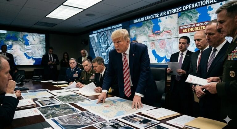 트럼프의 이란 공격(AI 이미지)